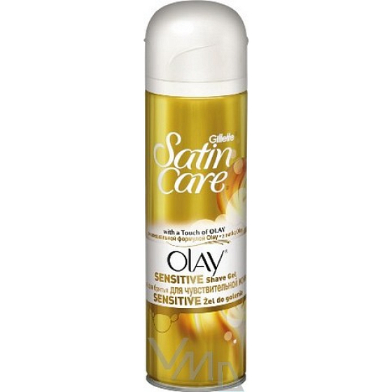 Gillette Satin Care Sensitive 200 ml Rasiergel für Frauen