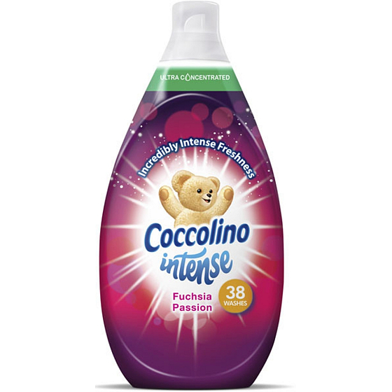 Coccolino Intense Fuchsia Passion Weichspüler mit konzentriertem Stoff 38 Dosen 570 ml