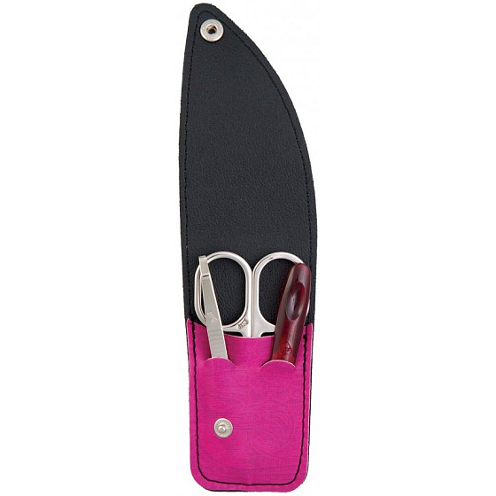 Dup Manicure Damascus Kunstleder 3 Stück Pink Pattern 230402-046