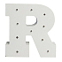 Nekupto Holz LED Buchstabe R Dekoration 16 cm
