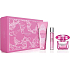 Versace Bright Crystal Absolu parfümiertes Wasser für Frauen 90 ml + Duschgel 150 ml + parfümiertes Wasser 10 ml, Geschenkset