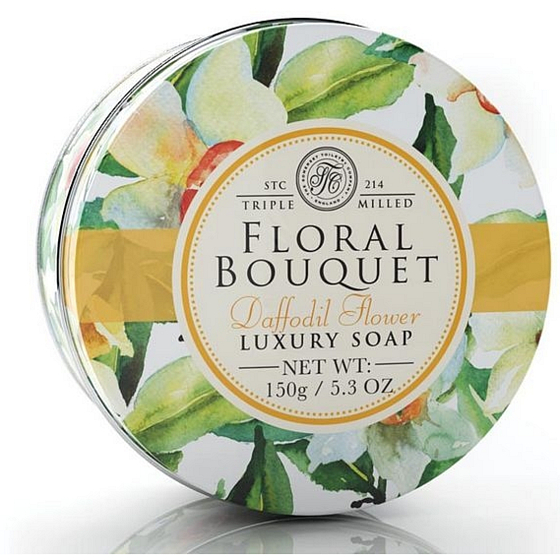 Somerset Toiletry Narcissus Toilettenseife in einem Blatt von 150 g