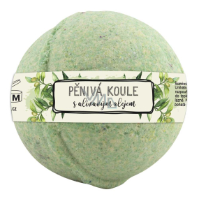 Böhmen Geschenke Olivenöl prickelnde schaumige Kugel 100 g