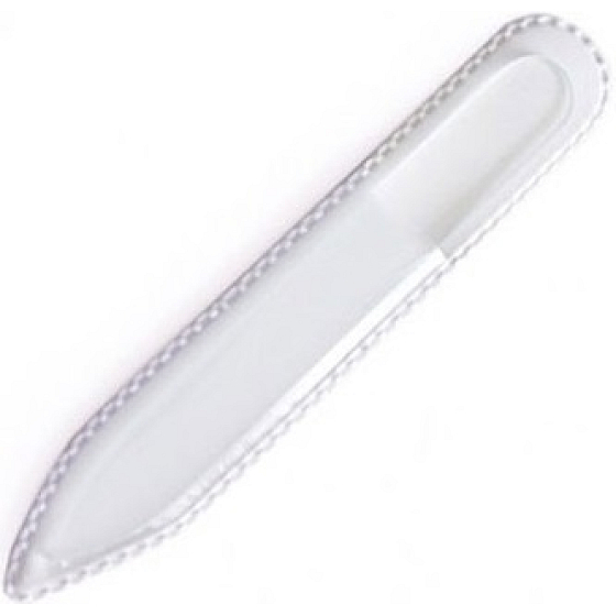 Bohemia Crystal Glass Nagelfeile mittelweiß 14 cm 1 Stück