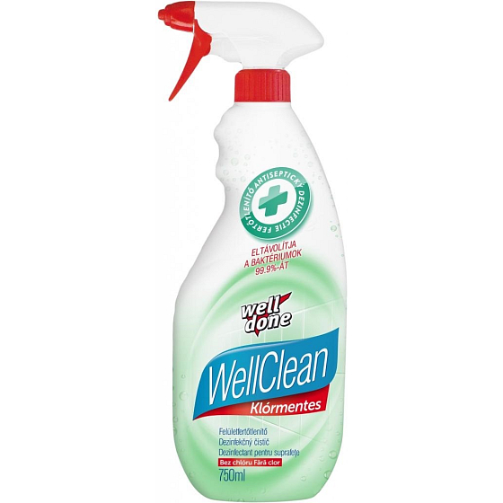 Well Done Well Clean Universal-Desinfektionsreiniger ohne Chlorspray 750 ml
