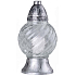 Bolsius Glaslampe Kugel silber 27 cm 90 g