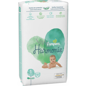 Pampers Harmonie Größe 1, 2 - 5 kg Windelhöschen 50 Stück Pampers Harmonie Größe 1, 2 - 5 kg Windelhöschen 50 Stück