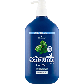 Schauma Men Classic Shampoo für Männer, 750 ml