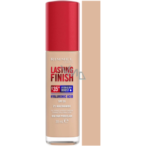 Rimmel Lasting Finish Hyaluronsäure Langanhaltendes feuchtigkeitsspendendes Make-up 050 Fair Porcelain 30 ml Rimmel Lasting Finish Hyaluronsäure Langanhaltendes feuchtigkeitsspendendes Make-up 050 Fair Porcelain 30 ml