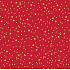 Präsenta Geschenkpapier 70 x 200 cm Weihnachtsrot - goldene Punkte und Sterne