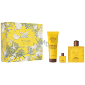 Versace Eros Energy Pour Homme parfémovaná voda 100 ml + sprchový gel 150 ml + parfémovaná voda 5 ml, dárková sada pro muže