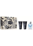 Versace Pour Homme Eau de Toilette 50 ml + Aftershave Balsam 50 ml + Duschgel 50 ml, Geschenkset für Männer