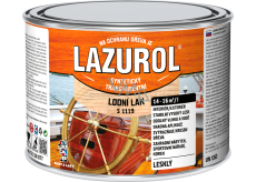 Lazurol S1119 lodní lak odolný lak na dřevo bezbarvý, lesk 375 ml