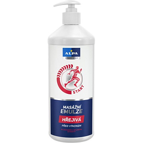 Alpa wärmende Massageemulsion mit Ingwer, 1000 ml