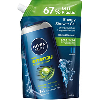 NIVEA DUSCHGEL 500 ML MEN FRESH ENERGY NACHTFÜLLUNG 5402