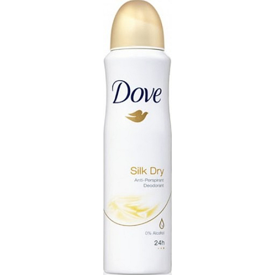 Dove Silk Dry Antitranspirant Deodorant Spray für Frauen 150 ml