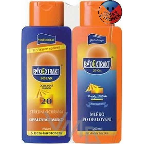 BioExtrakt SPF20 Sonnencreme 200 ml Spray + Milch 250 ml, Kosmetikset