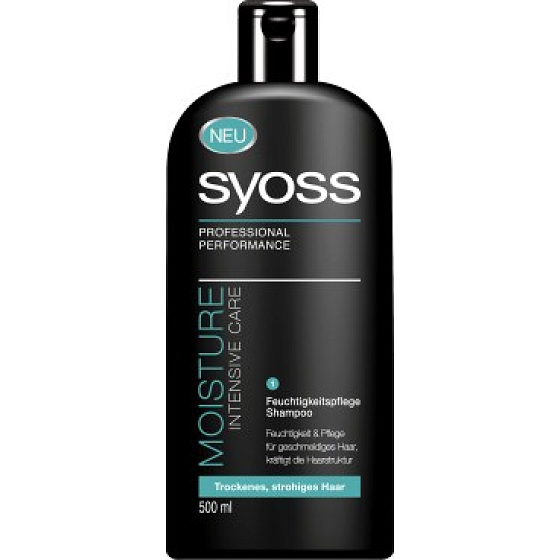 Syoss Moisture Intensive Care Shampoo für trockenes und sprödes Haar 500 ml