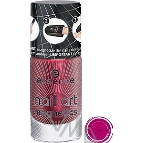 Essence Nail Art Magnetics Lack mit magnetischer Wirkung 09 Magic Red Carpet 8 ml