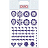 Ovo Easter Decals Dunkelblau 12 Motive 1 Blatt