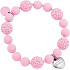 Hoppla! Objekte Boule Armband Armband OPSBR-246 hellrosa