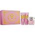 Versace Bright Crystal Eau de Toilette für Frauen 50 ml + Körperlotion 50 ml + Duschgel 50 ml, Geschenkset