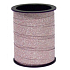 Ditipo Ribbon dekorative Tiffany-Spule pink-silber 10 mx 10 mm