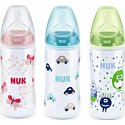 Nuk First Choice Silikon-Trinkschnabel 0-6 Monate Flasche Kunststoff 300 ml