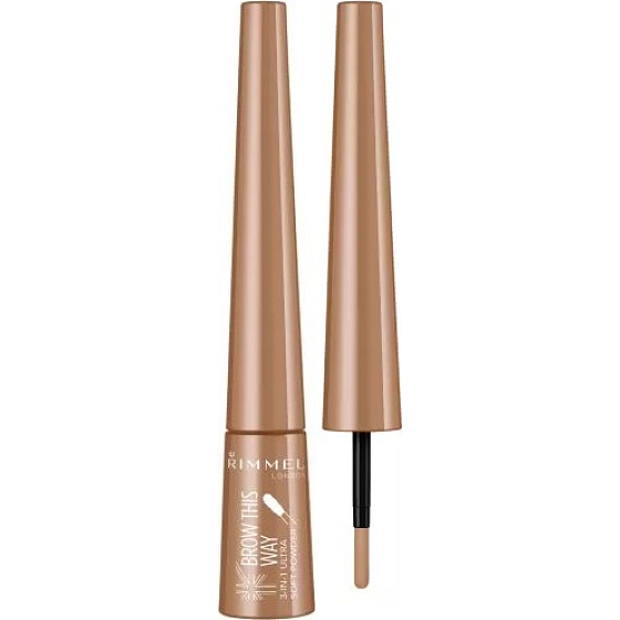 Rimmel London Brow This Way 3-in-1-Augenbrauenpuder 001 Hellbraun 2,5 g