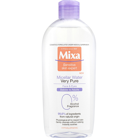 Mixa Very Pure Micellar Water Mizellen-Gesichtswasser 400 ml