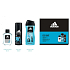 Adidas Ice Dive Aftershave 50 ml + Duschgel 250 ml + Deodorant Spray 150 ml, Kosmetikset