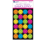Neonaufkleber Smileys 15 x 10 cm 4 Blatt