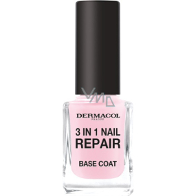 Dermacol 3in1 Nail Repair Base Coat Nagelverstärker 3in1 11 ml