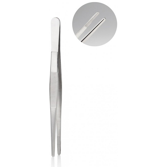 Diva & Nice Gerade Pinzette aus Edelstahl 14 cm