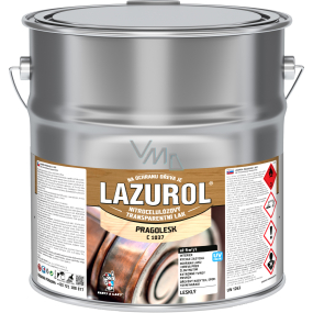 Lazurol Pragolesk C1037 nitrocellulose Lack für Holz 9 l