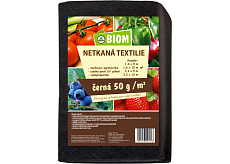 Biom Vliesstoff schwarz 17 g/m² Größe 1,6 x 10 m