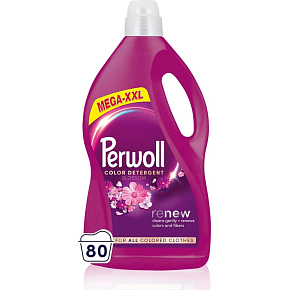 Perwoll Waschgel Mega Renew Blossom 80 Wäschen, 4 L