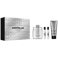 Montblanc Legend Elixir Parfüm 100 ml + Duschgel 100 ml + Reise Spray 7,5 ml, Geschenkset für Männer