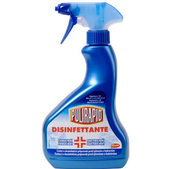 Pulirapid Disinfettante bakterizide und fungizide Mittel Spray gegen Bakterien und Pilze 500 ml