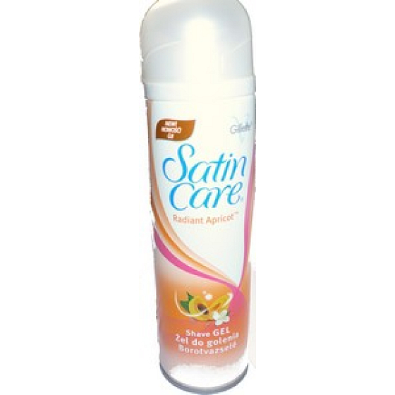 Gillette Satin Care Aprikosen-Rasiergel für Frauen 200 ml