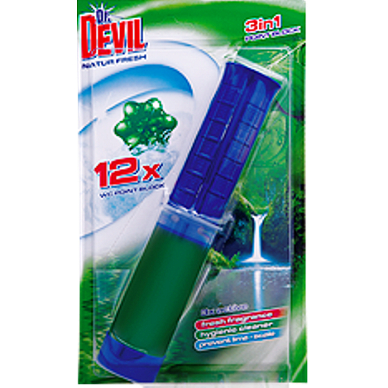 Dr. Devil 3in1 Wc Block Spring Jungle 75 ml