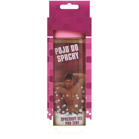 Böhmen Geschenke Kommen Sie in die Dusche Duschgel rosa mit original 3D-Etikett 300 ml