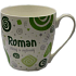 Nekupto Twister Becher mit dem Namen Roman Green 0,4 Liter