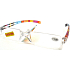 Berkeley Leserahmen ohne Felgen +1.50 pink-orange CB01 1 Stück MC2066