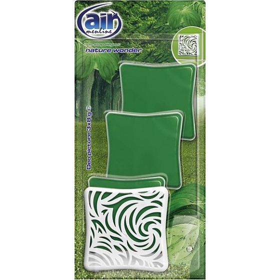 Air Menline Deo Bild Non Stop Elegant Nature Wonder Gel Lufterfrischer 3 x 8 g