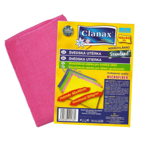 Clanax Standart Schwedisches Mikrofasertuch 40 x 40 cm, 205 g