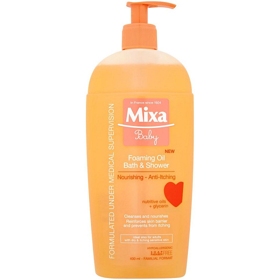 Mischen Sie Baby Foaming Oil Schaumöl zum Duschen und Baden 400 ml