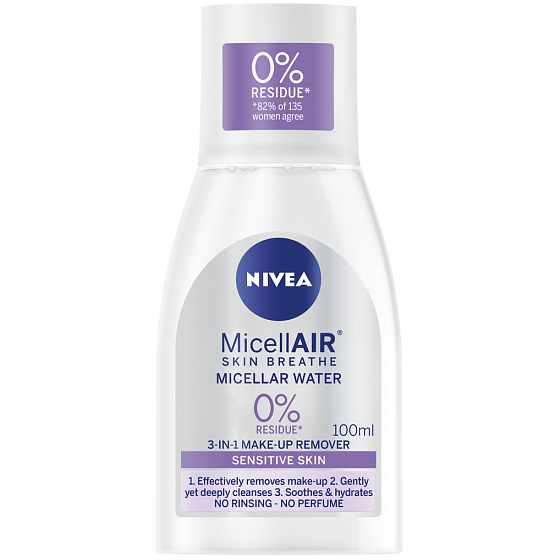 Nivea Gentle Caring beruhigendes pflegendes Mizellenwasser für empfindliche Haut 100 ml