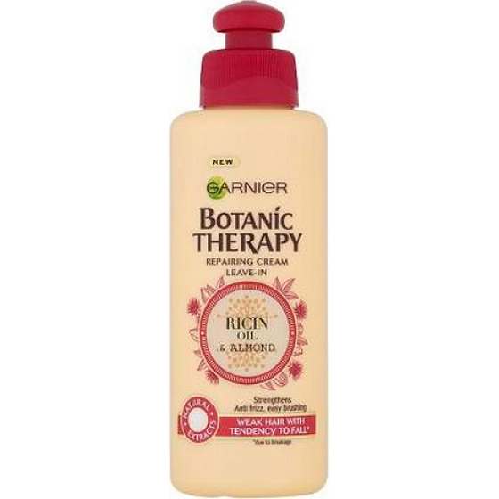 Garnier Botanic Therapy Ricinusöl & Mandelcreme für schwaches Haar mit einer Neigung zum Ausfallen von 200 ml