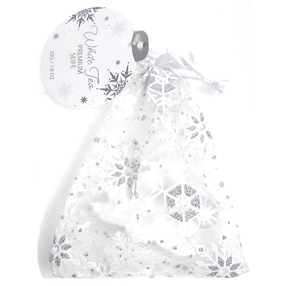 My Seife Geschenkseife mit dem Aroma von weißem Tee in Organza 35 g